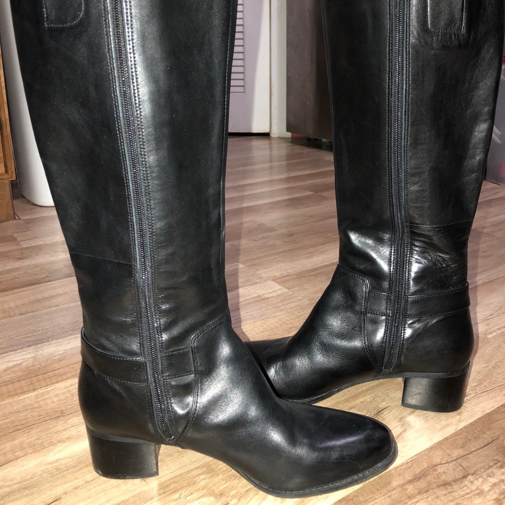 Nine West Tall Boots - Leather - Size 9